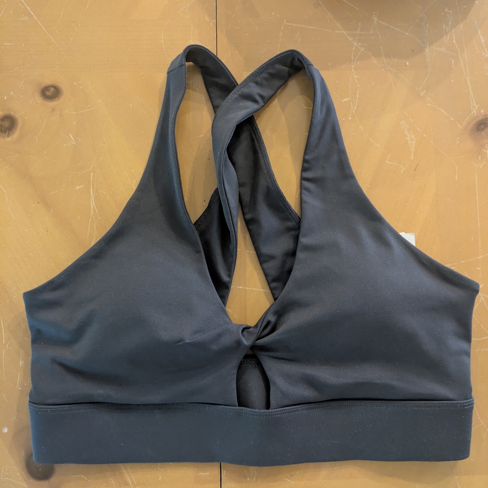 Fabletics Charcoal Sports Bra